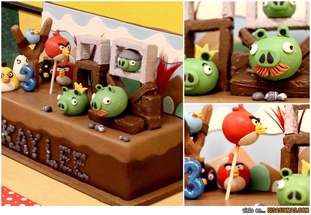Tartas originales: Angry Birds