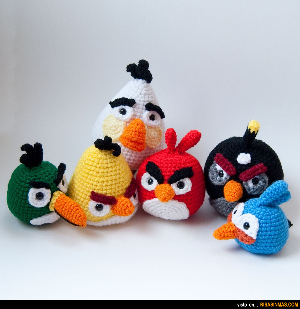 Amigurumis de Angry Birds