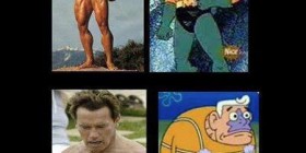 Arnold Schwarzenegger con el paso de los años