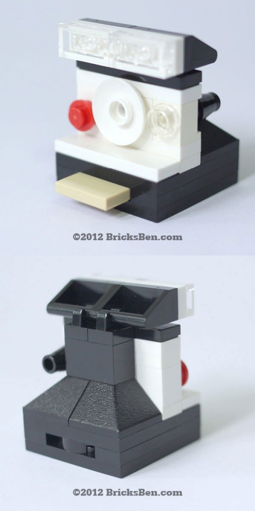 Cámara Polaroid hecha con LEGO