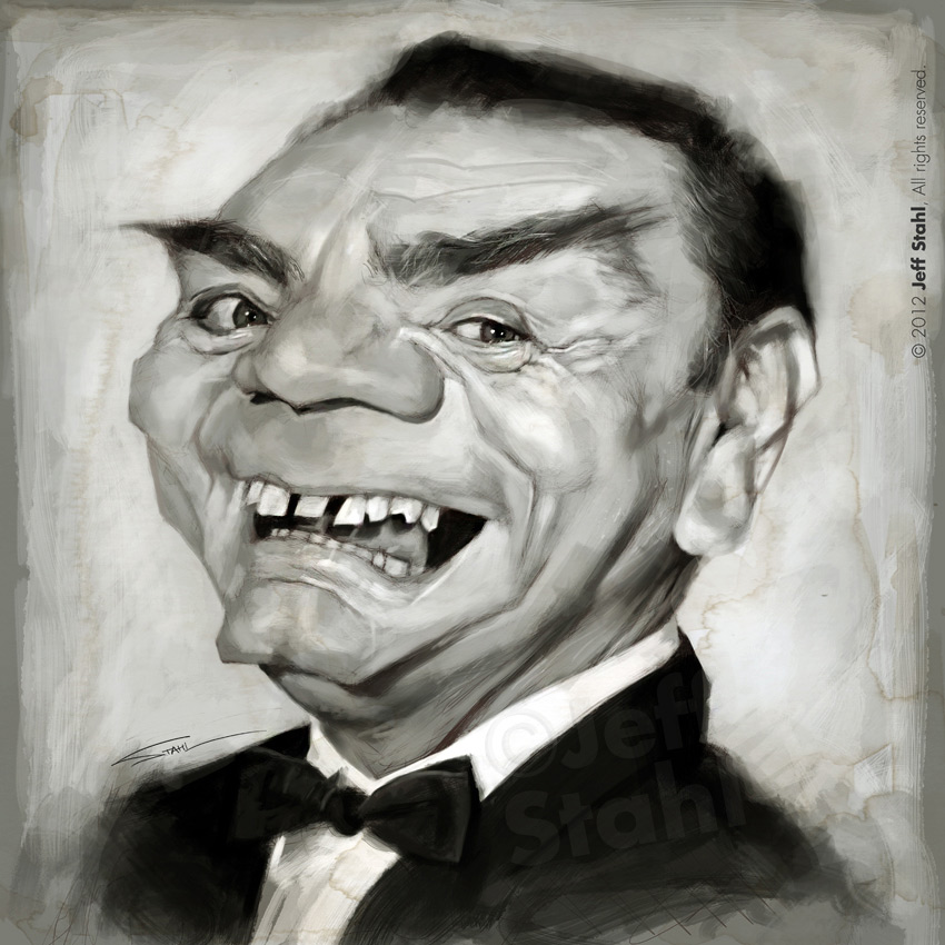 Caricatura de Ernest Borgnine