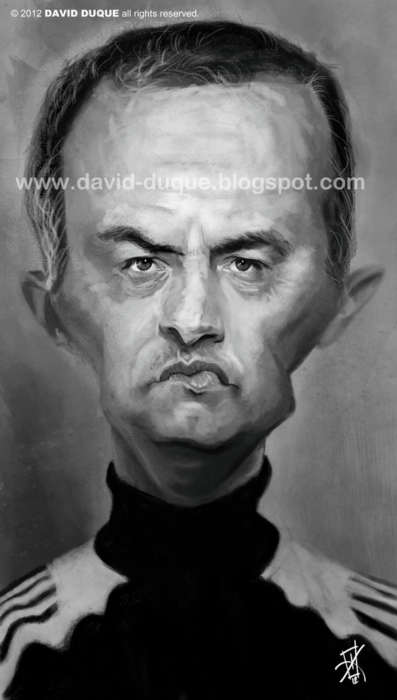 Caricatura de José Mourinho