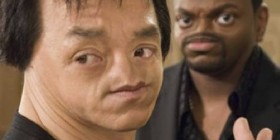 Chris Tucker y Jackie Chan sin nariz