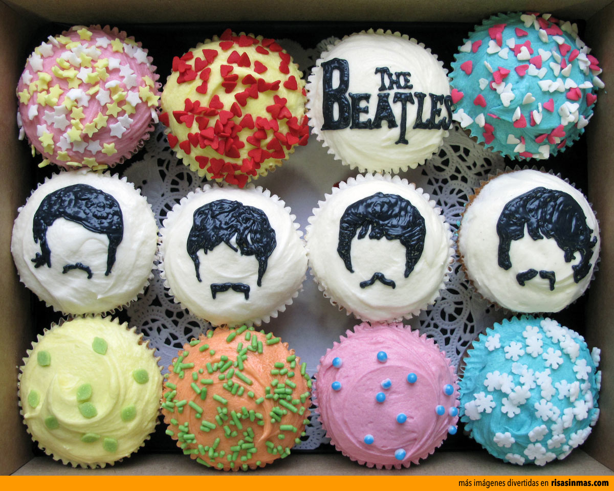 Cupcakes originales: The Beatles