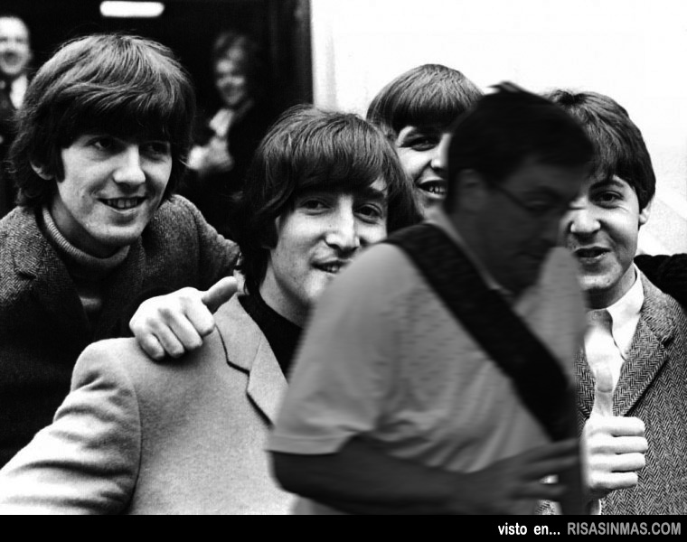 El arruina fotos estropea la fotografía a The Beatles