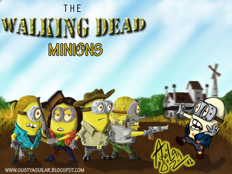 Los Minions como personajes de The Walking Dead