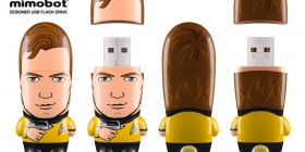 Memorias USB originales Capitán Kirk de Star Trek