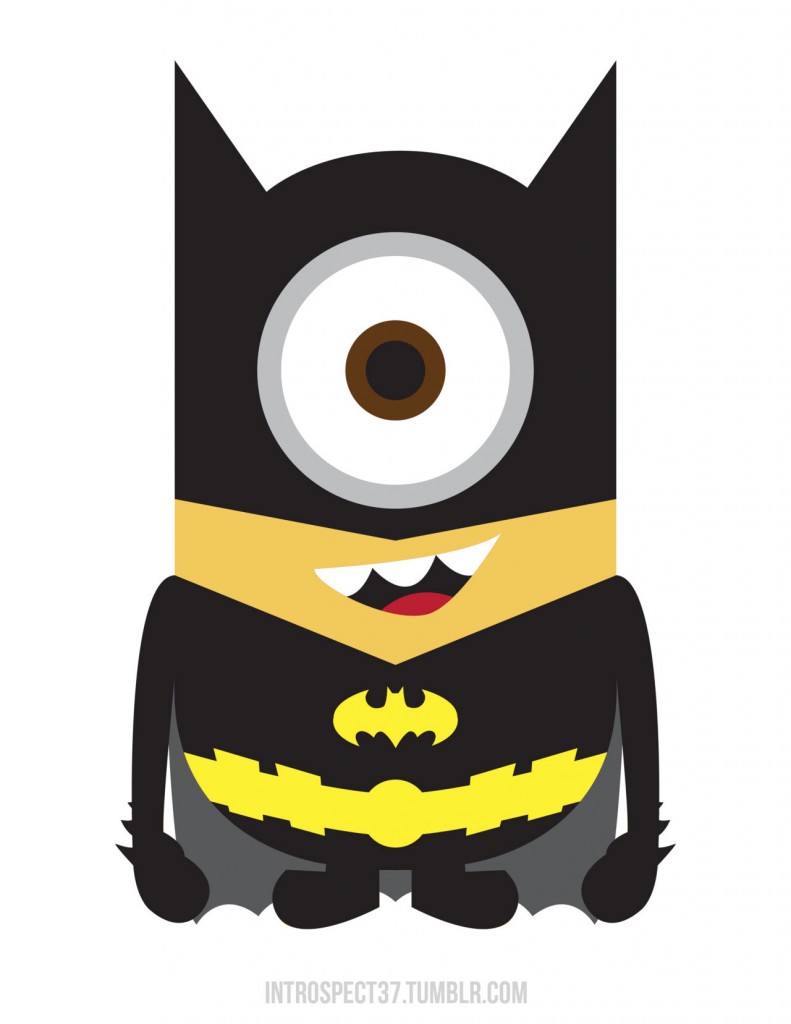 Minions como superhéroes: Batman