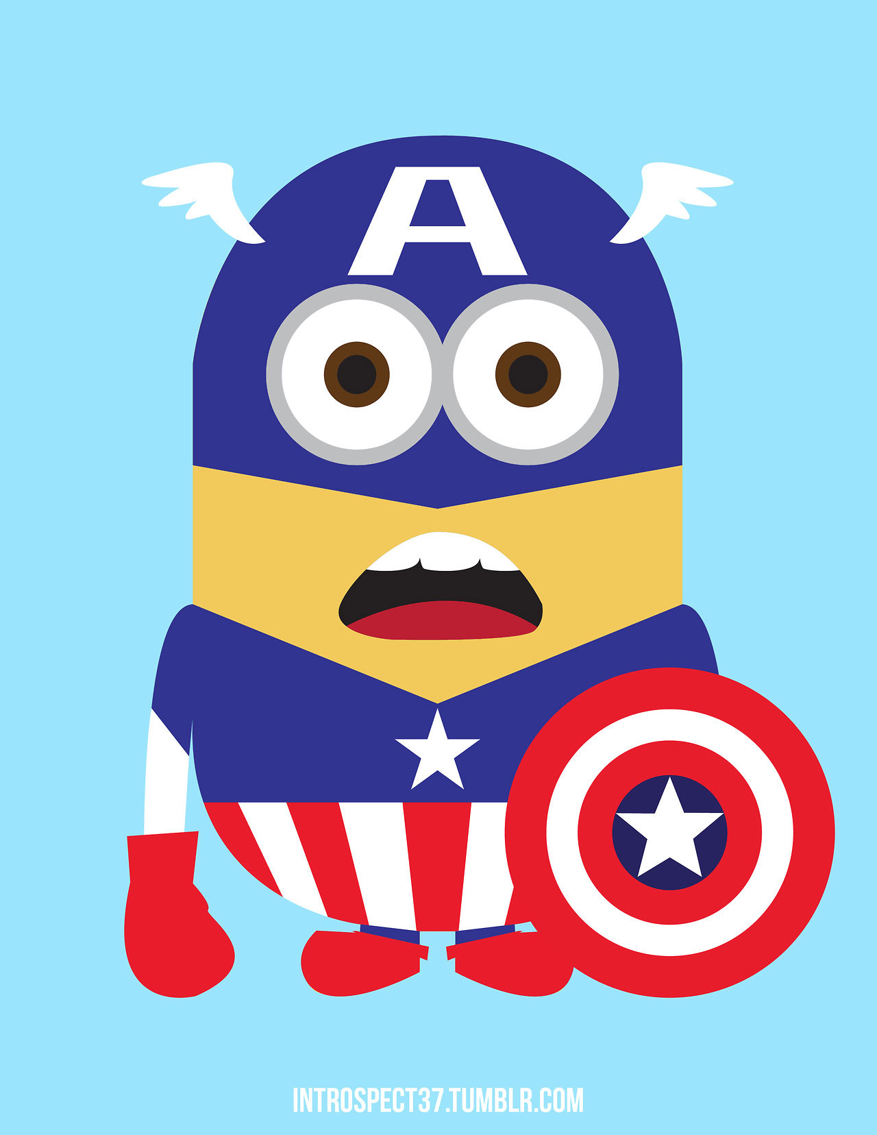 Minions como superhéroes: Capitán América