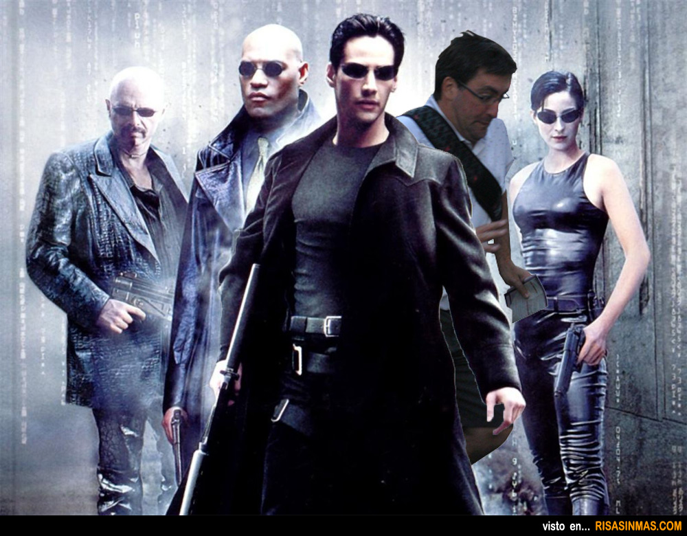 El verdadero póster de Matrix con el arruina fotos