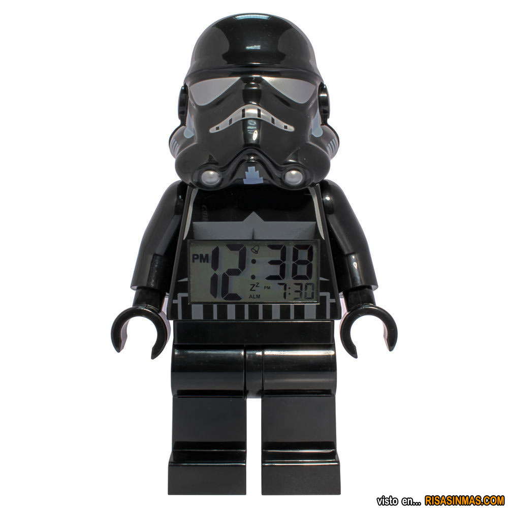Reloj despertador Shadow Trooper de LEGO