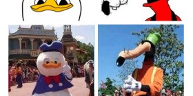 Si el Pato Donald y Goofy fueran como los dibujamos