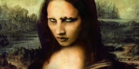 Versiones divertidas de La Mona Lisa: Marilyn Manson