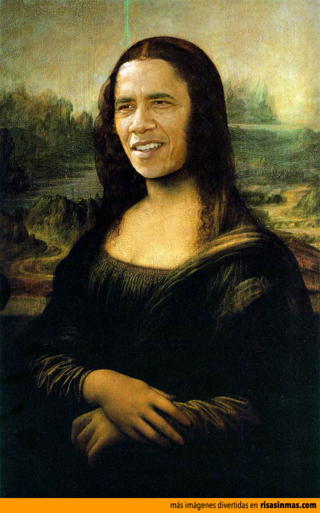 Versiones divertidas de La Mona Lisa: Obama