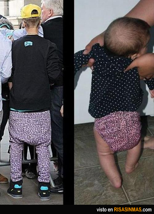 Bebés influenciados por Justin Bieber
