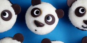 Cupcakes originales: Pandas
