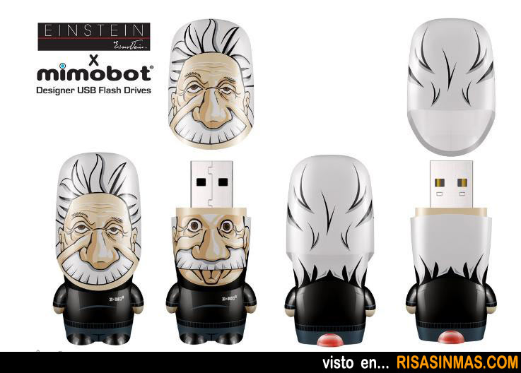 Memorias USB originales Albert Einstein