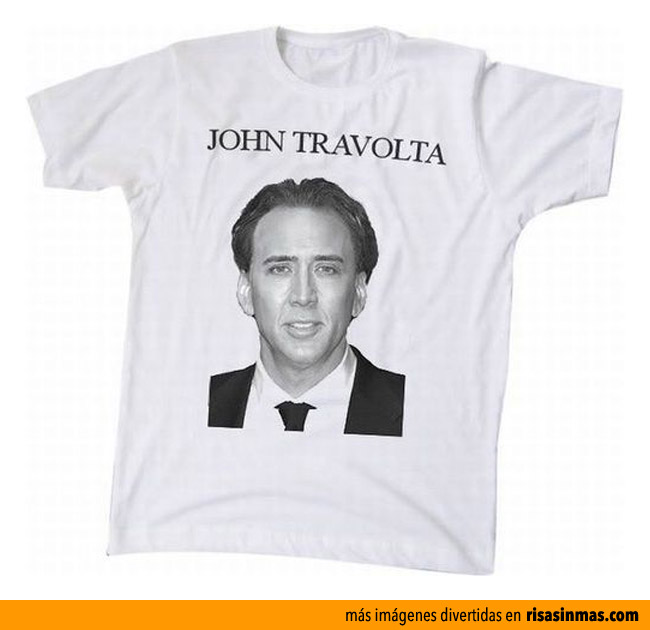 Camiseta de ¿John Travolta?