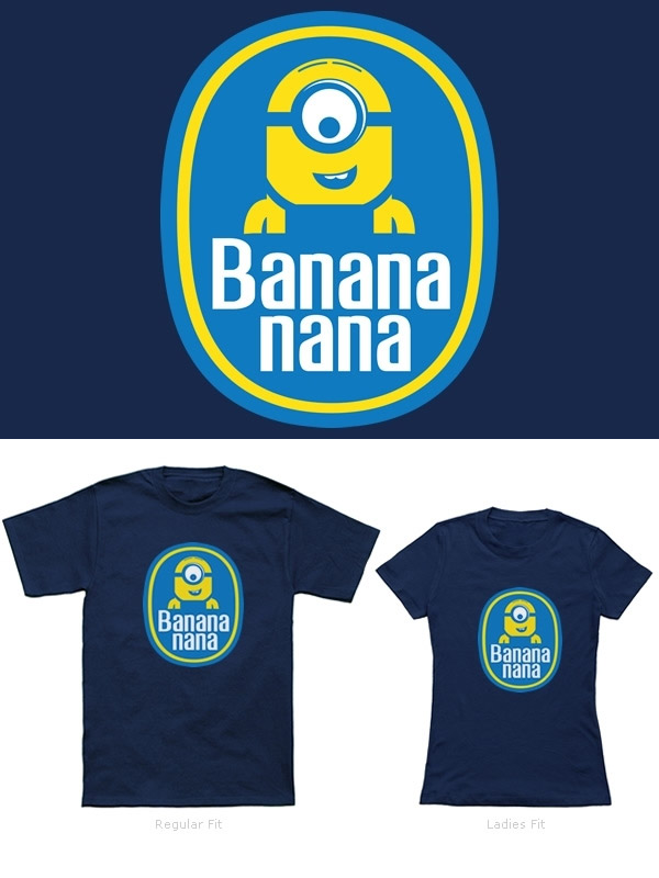 Camisetas Minions: Banana nana