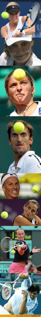 Caras de tenis