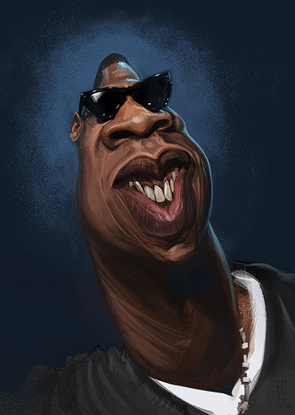 Caricatura de Jay-Z