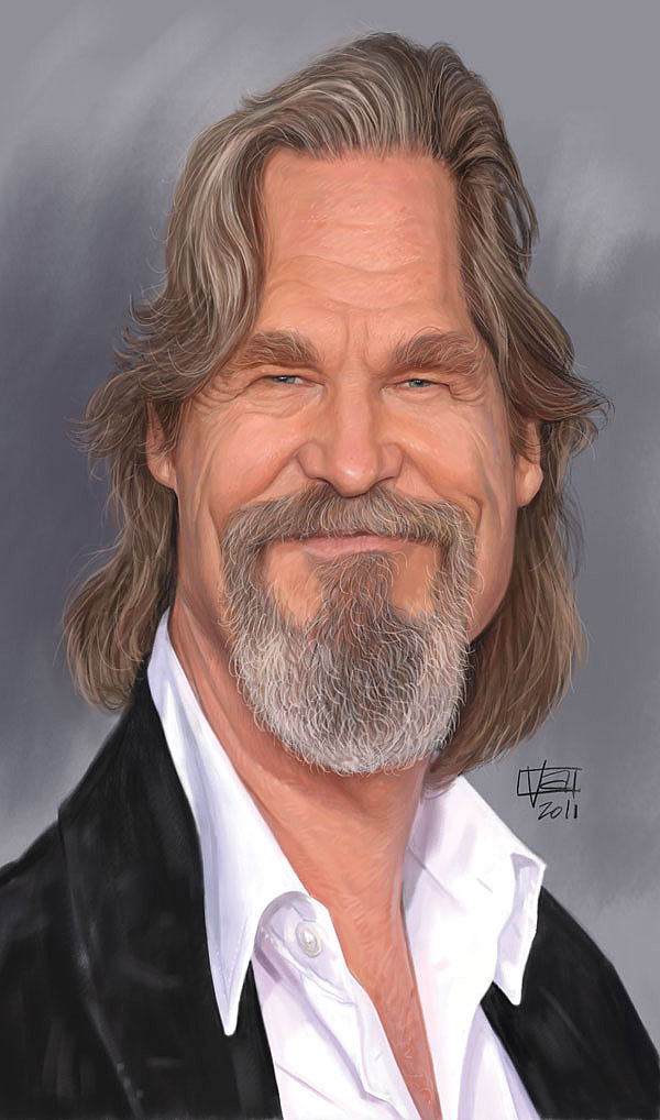 Caricatura de Jeff Bridges