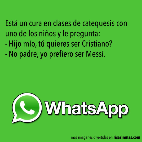 Chistes de WhatsApp: ¿Cristiano o Messi?