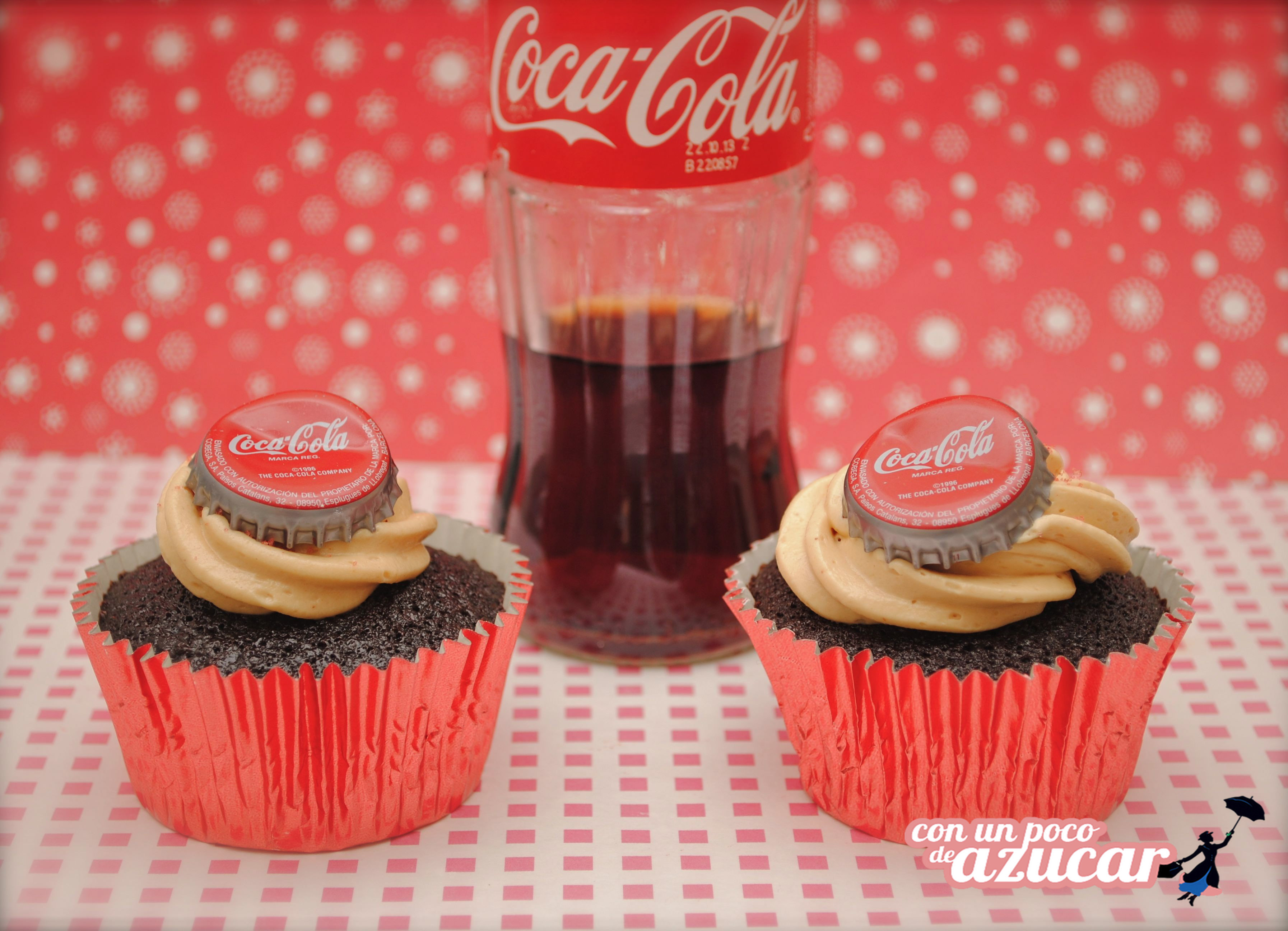Cupcakes originales: Coca-Cola