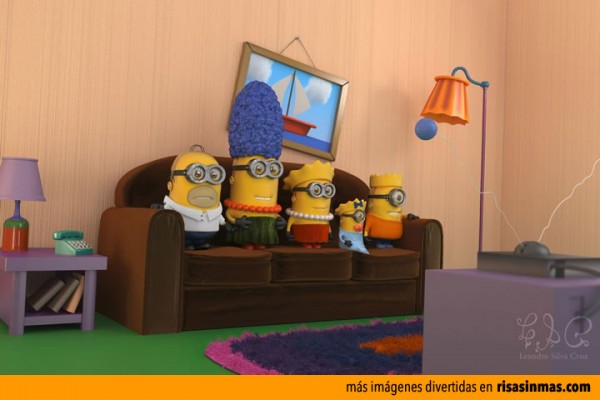 Los Simpson como Minions
