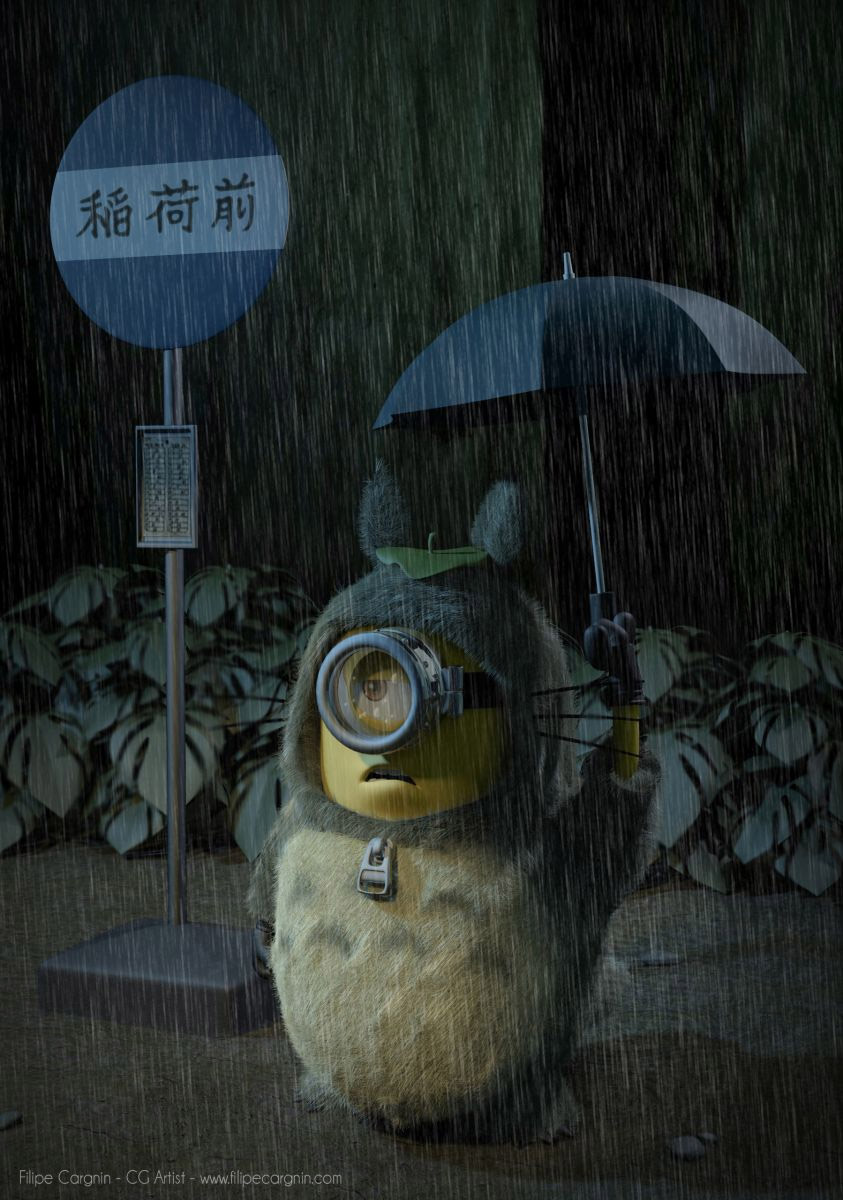 Minion Mi vecino Totoro