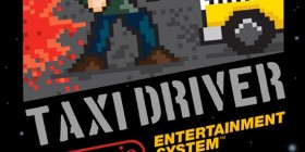 Pósters de cine como si fueran videojuegos de 8 bits: Taxi Driver
