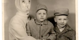 Los retratos con conejos de Pascua