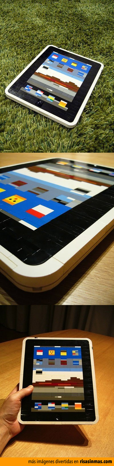 iPad hecho con LEGO