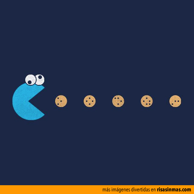 Monstruo de las galletas versión Pacman
