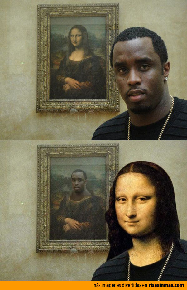 Cambiarte la cara por La Mona Lisa