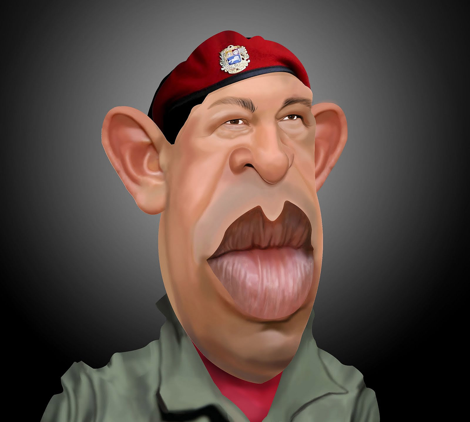 Caricatura de Hugo Chávez