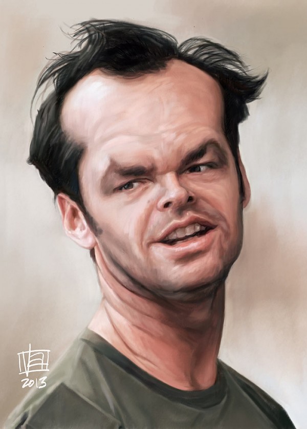 Caricatura de Jack Nicholson
