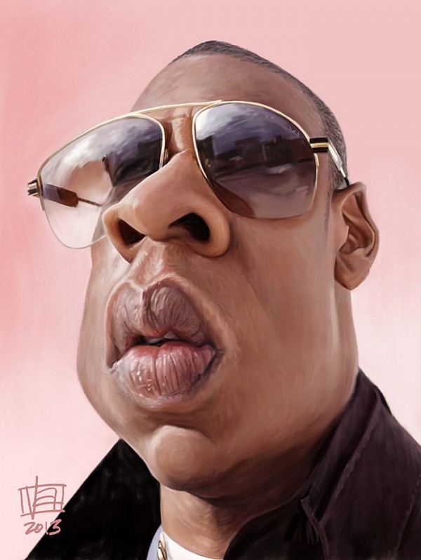 Caricatura de Jay-Z