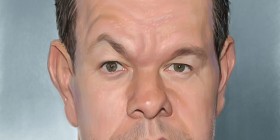 Caricatura de Mark Wahlberg