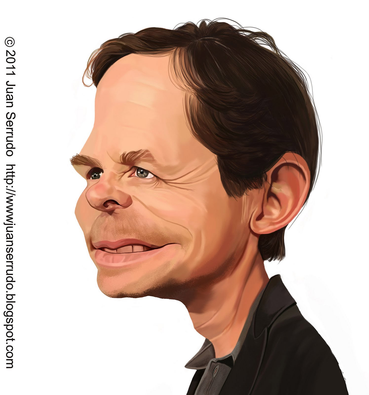 Caricatura de Michael J. Fox