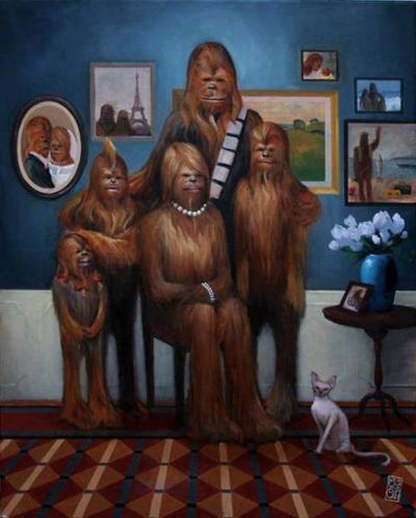 Chewbacca y familia