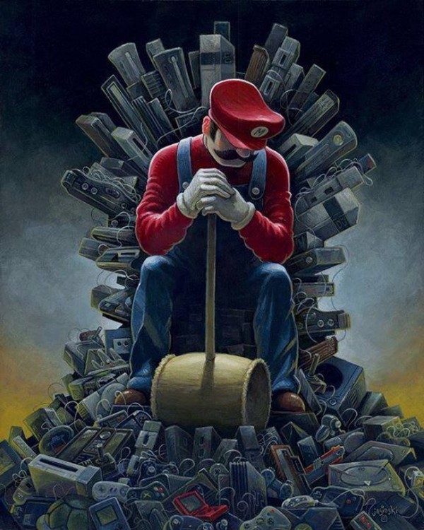 Juego de tronos versión Mario Bros