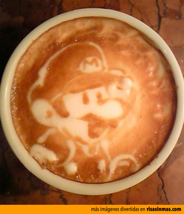 Mario Bros en tu café