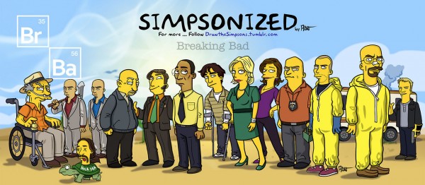 Personajes de Breaking Bad Simpsonizados
