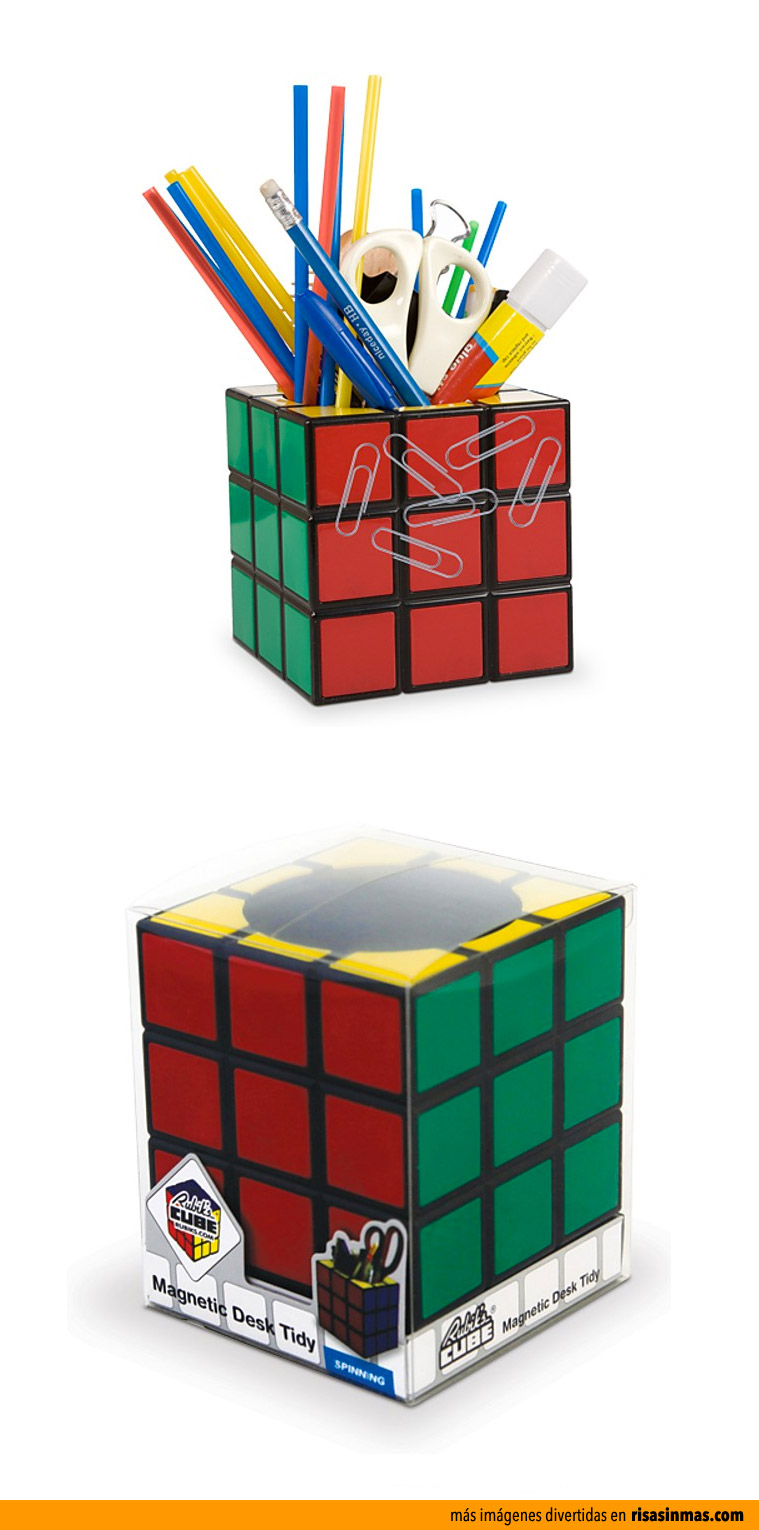 Portalápices Magnético de Rubik