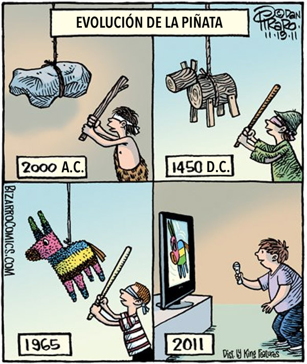 Evolución de la piñata
