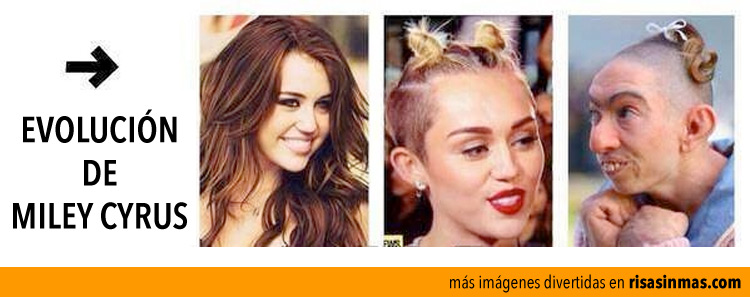 Evolución de Miley Cyrus