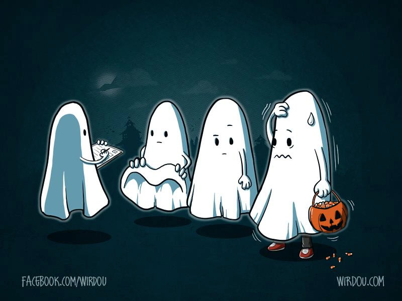 Fantasmas en Halloween