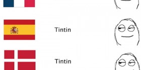 Cómo se dice Tintin en diferentes idiomas