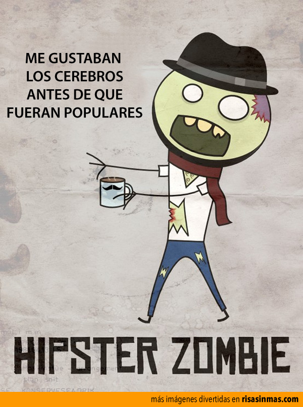Zombie hipster